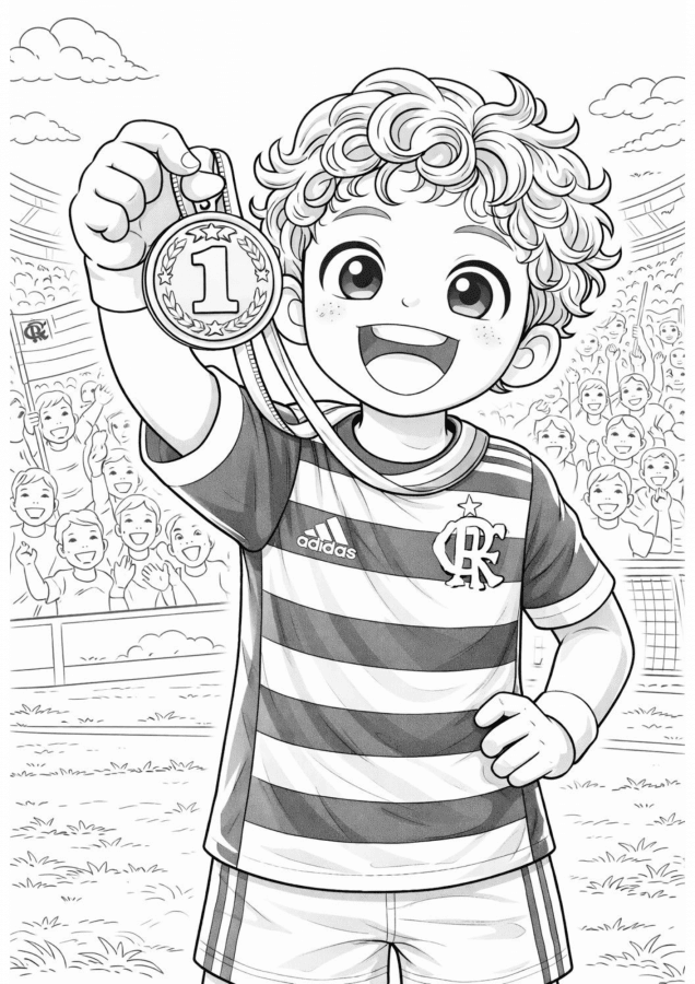 Desenho de Futebol para imprimir