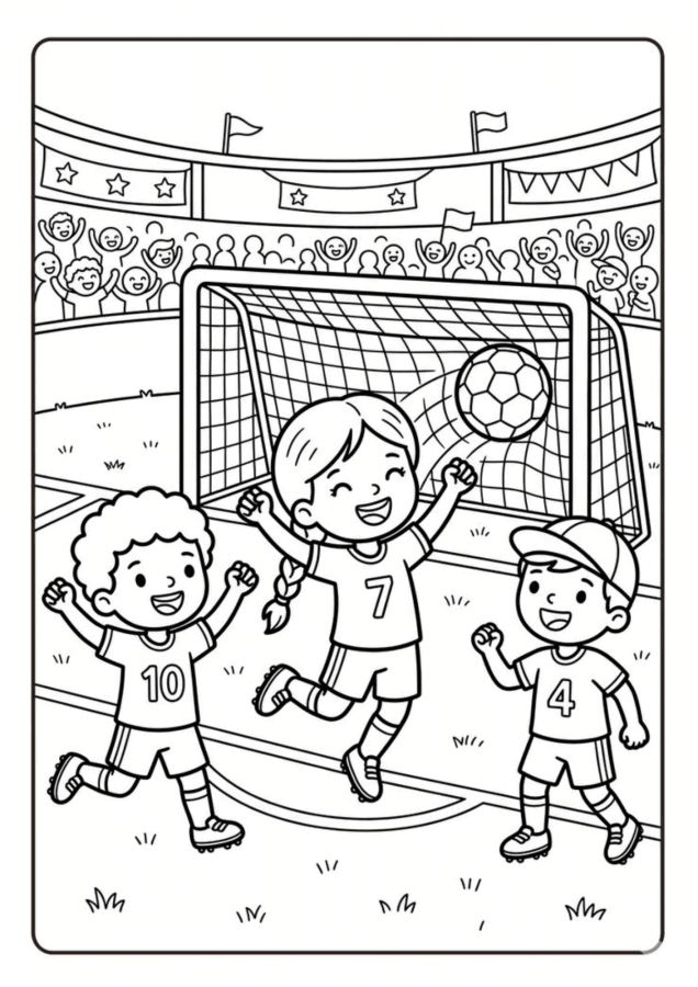 Desenho de Futebol para imprimir