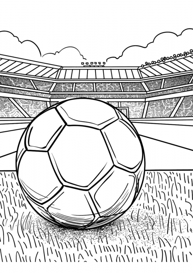 Desenho de Futebol para imprimir