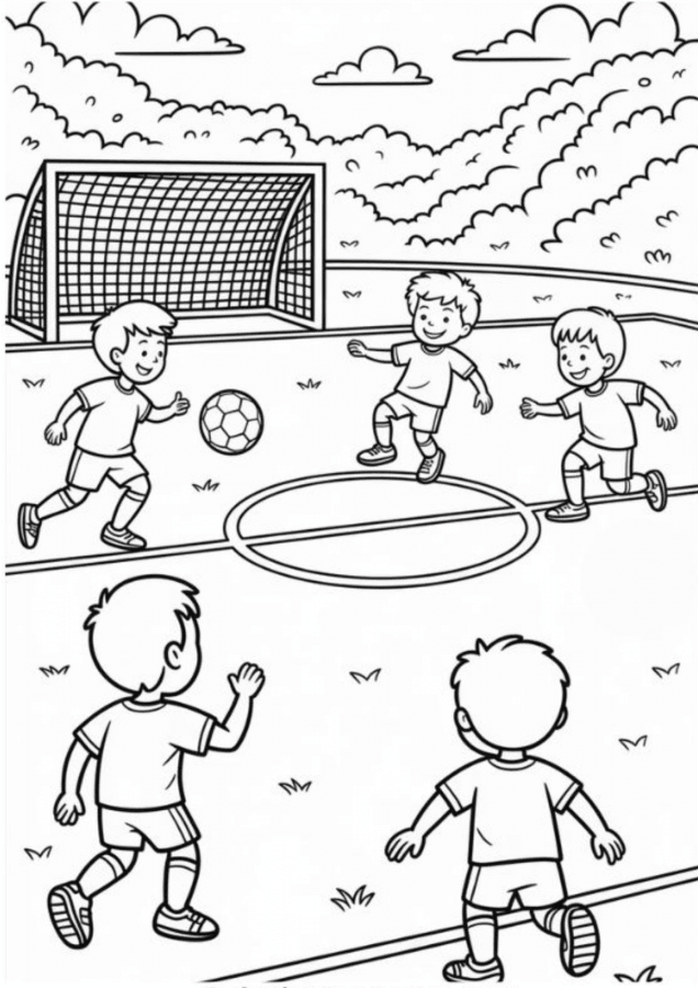 Desenho de Futebol para imprimir