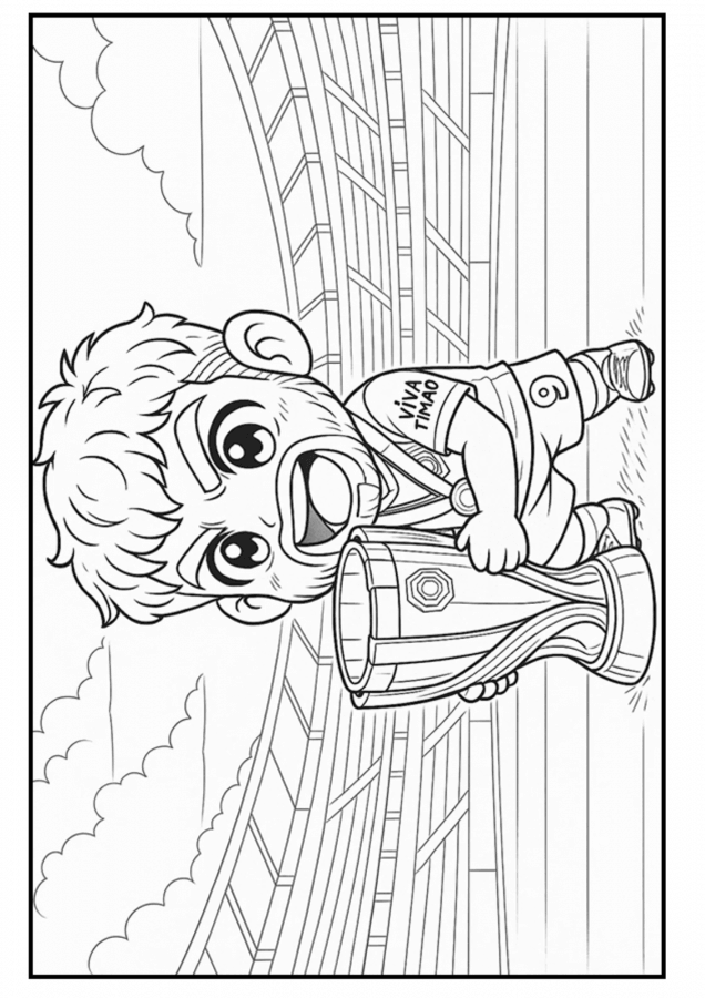 Desenho de Futebol para imprimir