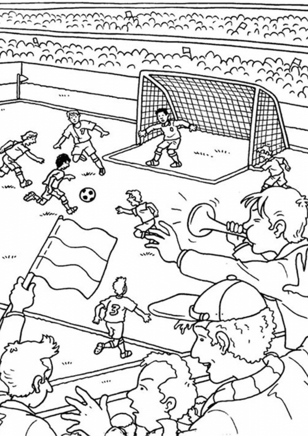Desenho de Futebol para imprimir