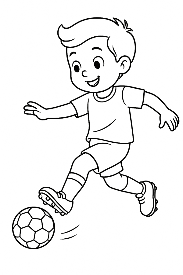 Desenho de Futebol para imprimir