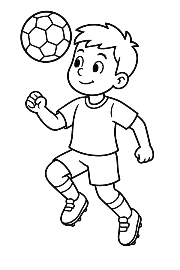 Desenho de Futebol para imprimir