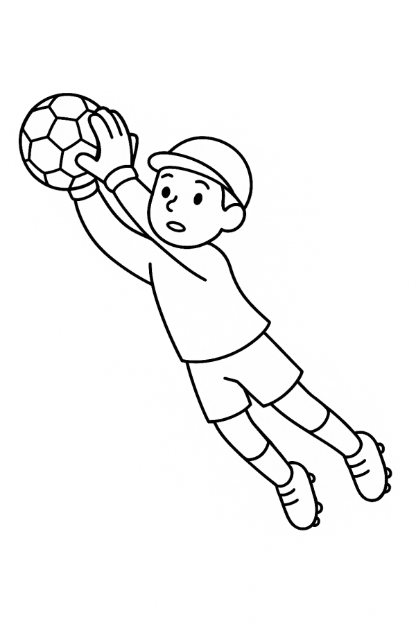 Desenho de Futebol para imprimir