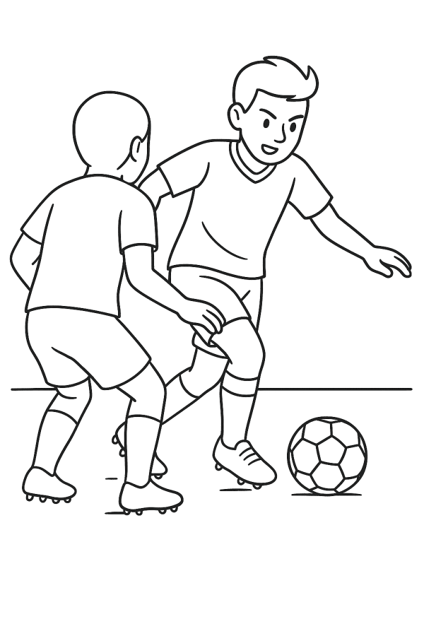 Desenho de Futebol para imprimir