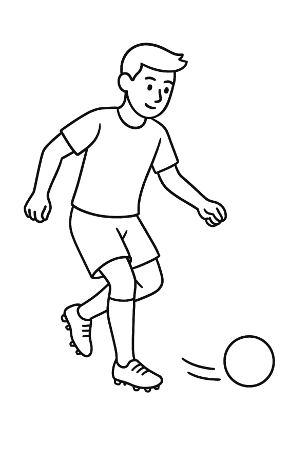 Desenho de Futebol para imprimir