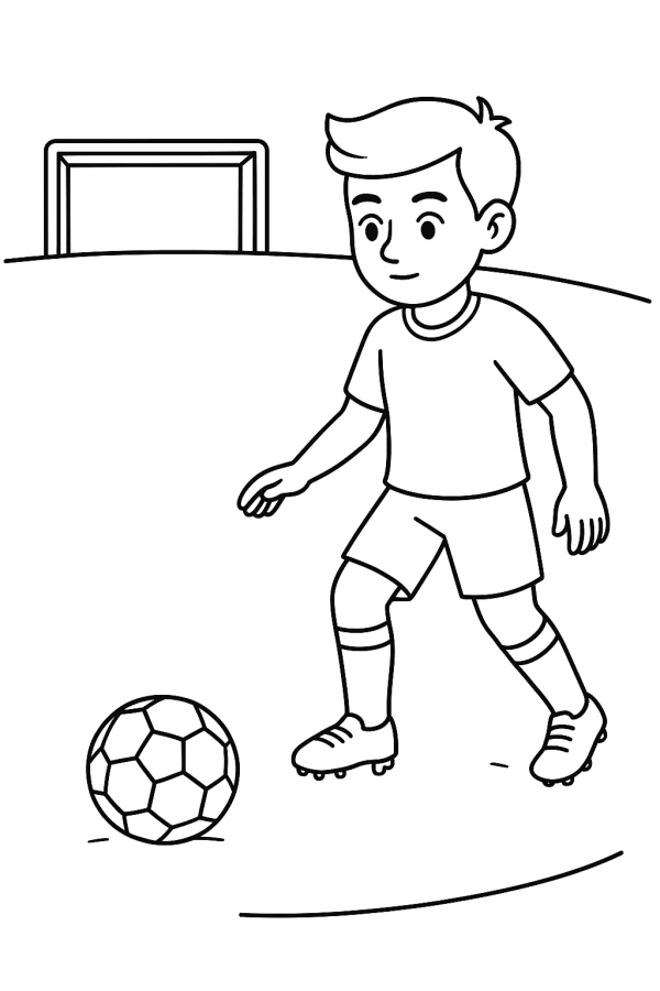 Desenho de Futebol para imprimir