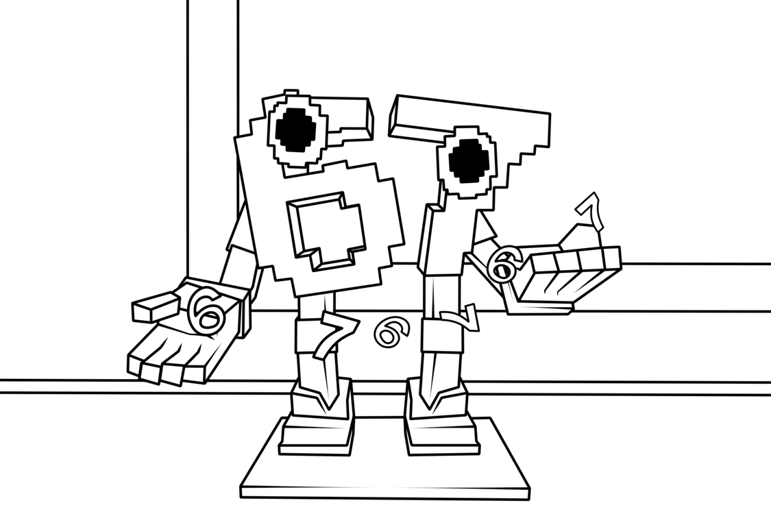 Desenho de 67 (Six Seven) para imprimir
