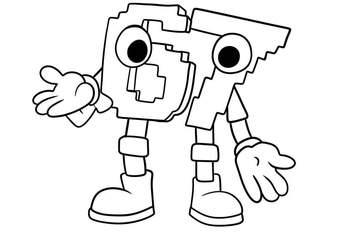 Desenho de 67 (Six Seven) para imprimir