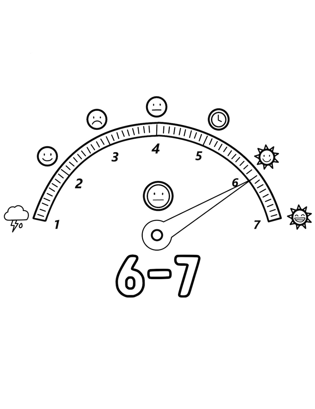 Desenho de 67 (Six Seven) para imprimir