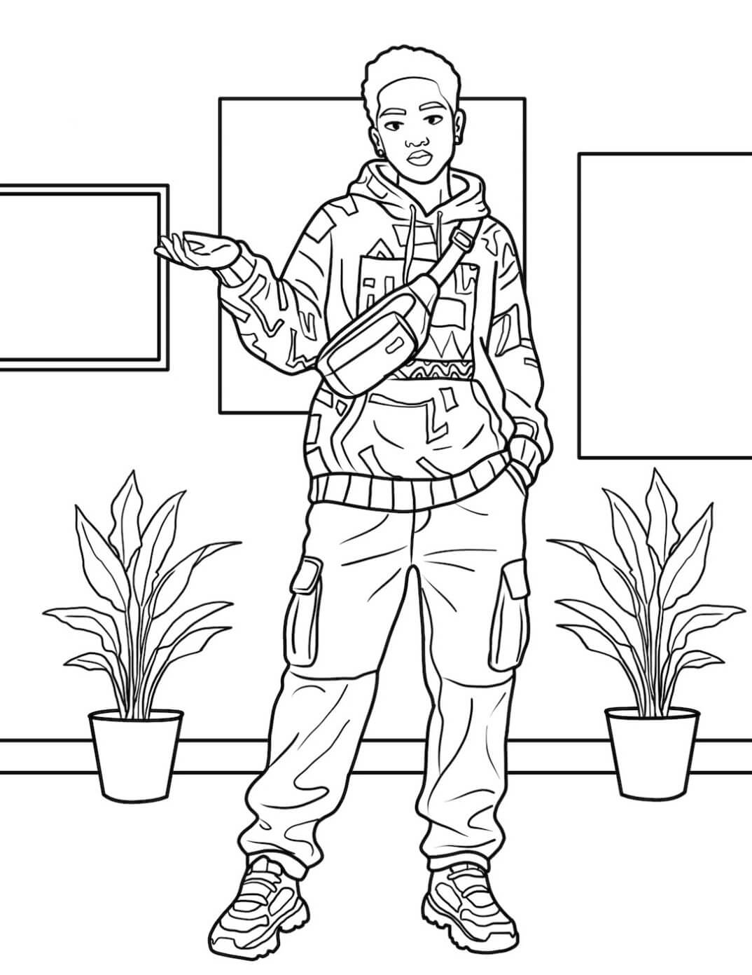Desenho de 67 (Six Seven) para imprimir