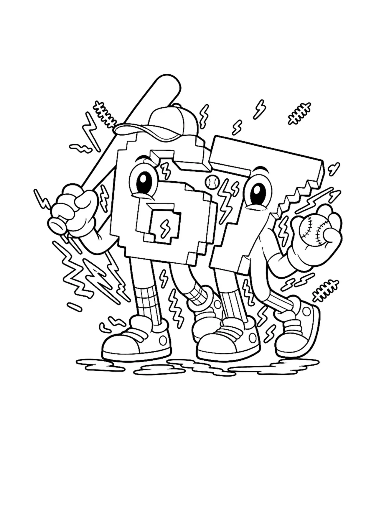Desenho de 67 (Six Seven) para imprimir
