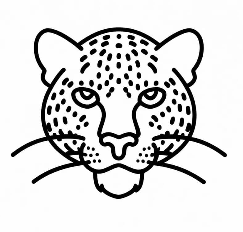 Desenho de Onças Pintadas para imprimir