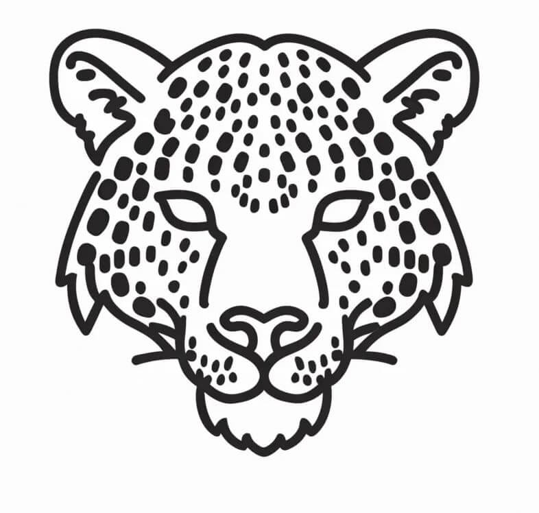 Desenho de Onças Pintadas para imprimir