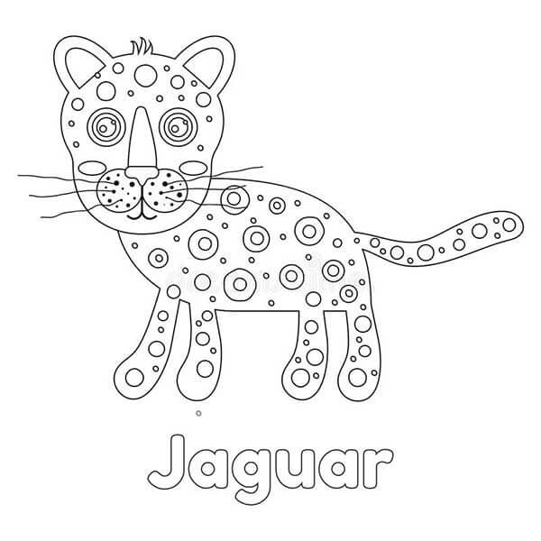 Desenho de Onças Pintadas para imprimir