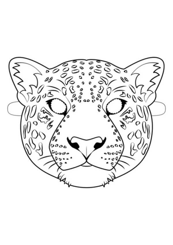 Desenho de Onças Pintadas para imprimir