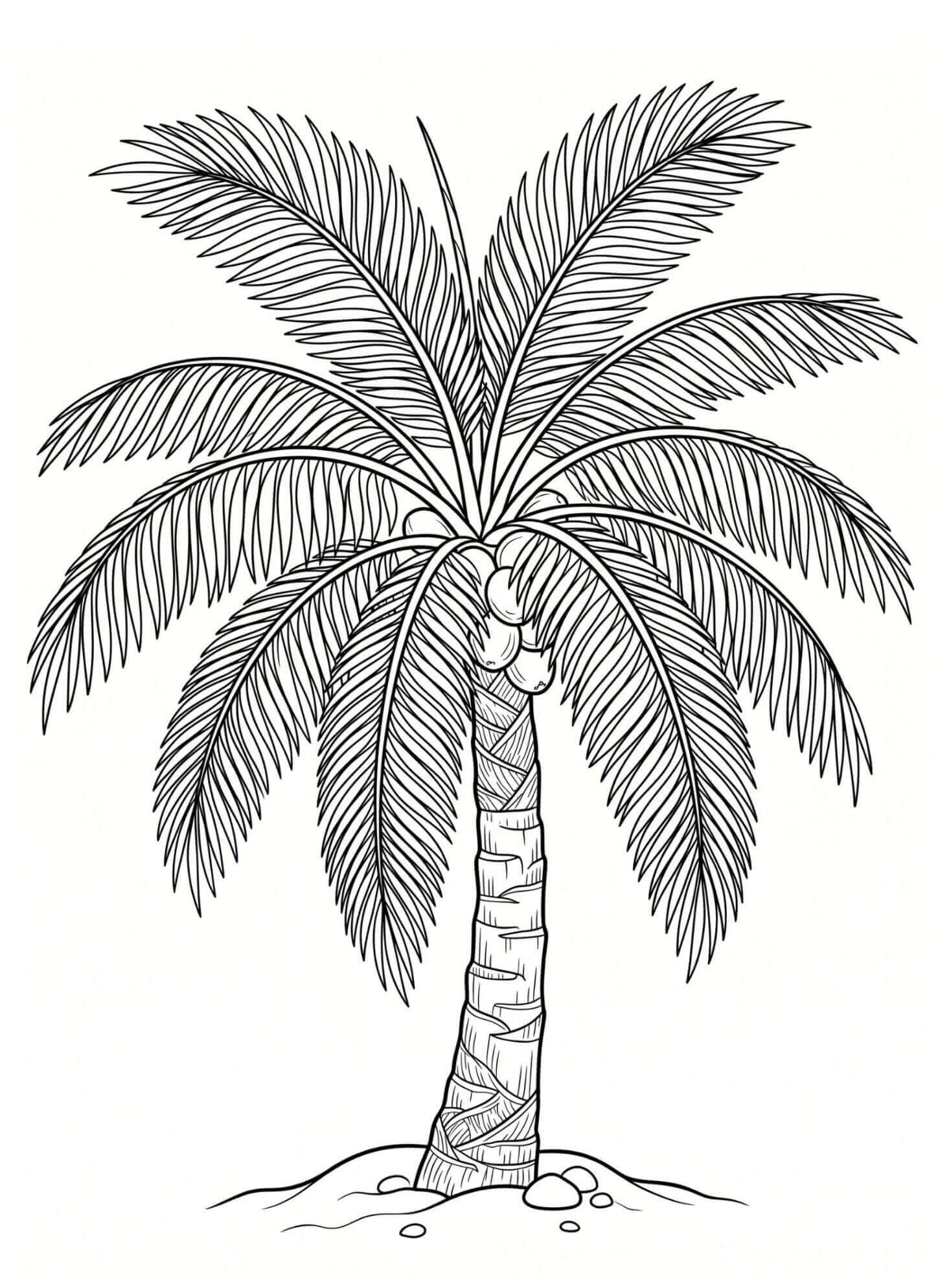 Desenho de Árvores para imprimir